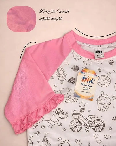 Washable Coloring T-Shirt for Kids π¨ Color β Wash β Reuse Again!