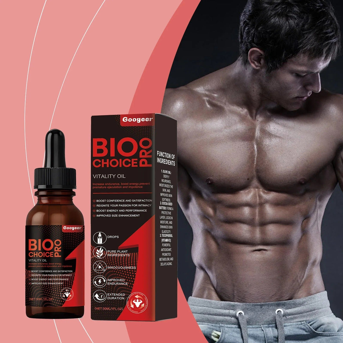 šEK K SAATH 1 MUFT LIMITED TIME OFFERš„ Bio Pro Choice Vitality Oil - Enhance Male Fitness & Energy