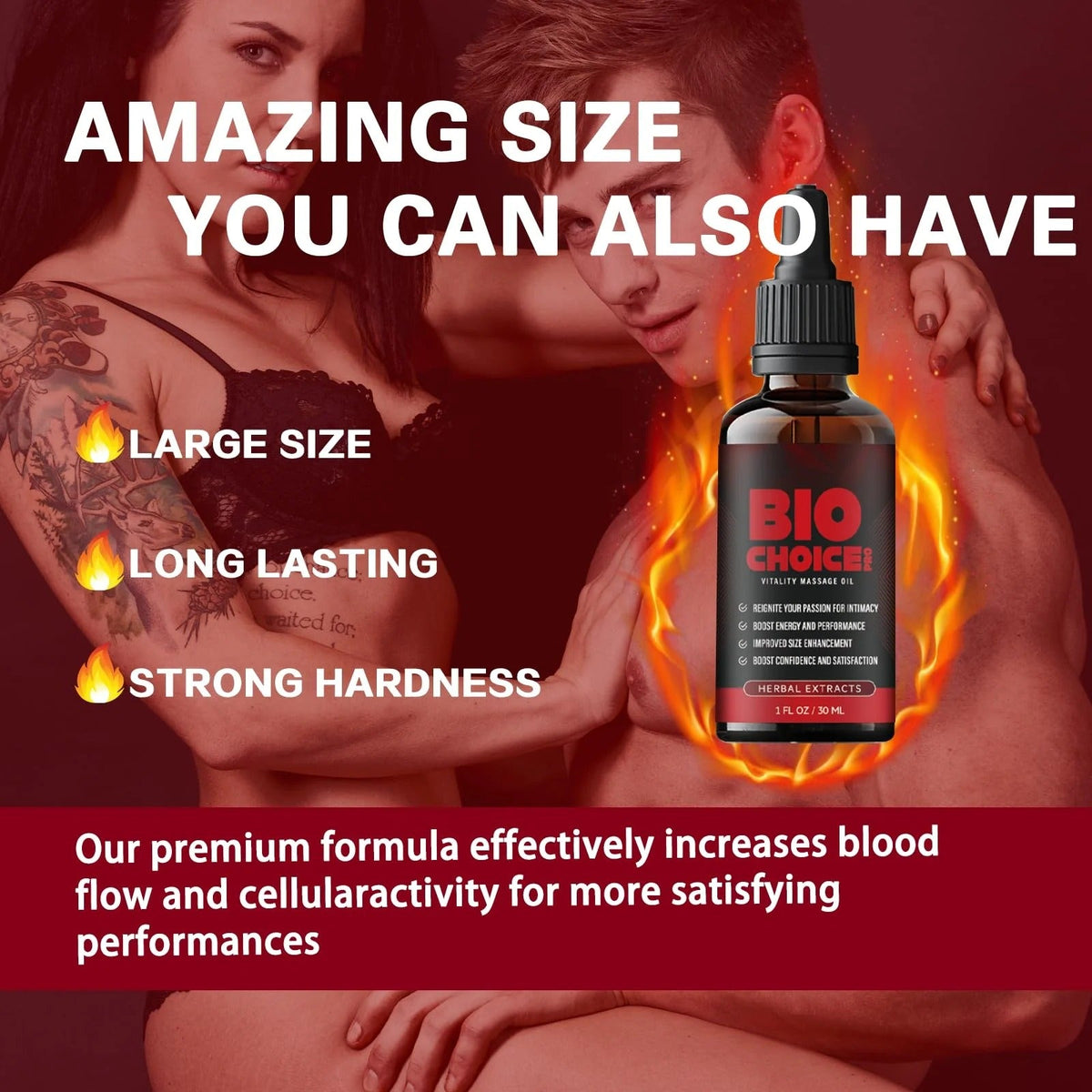 šEK K SAATH 1 MUFT LIMITED TIME OFFERš„ Bio Pro Choice Vitality Oil - Enhance Male Fitness & Energy